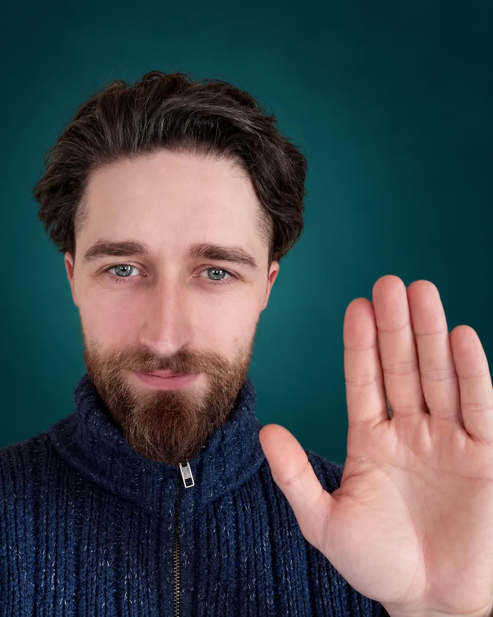Professional portrait of Tom Denman